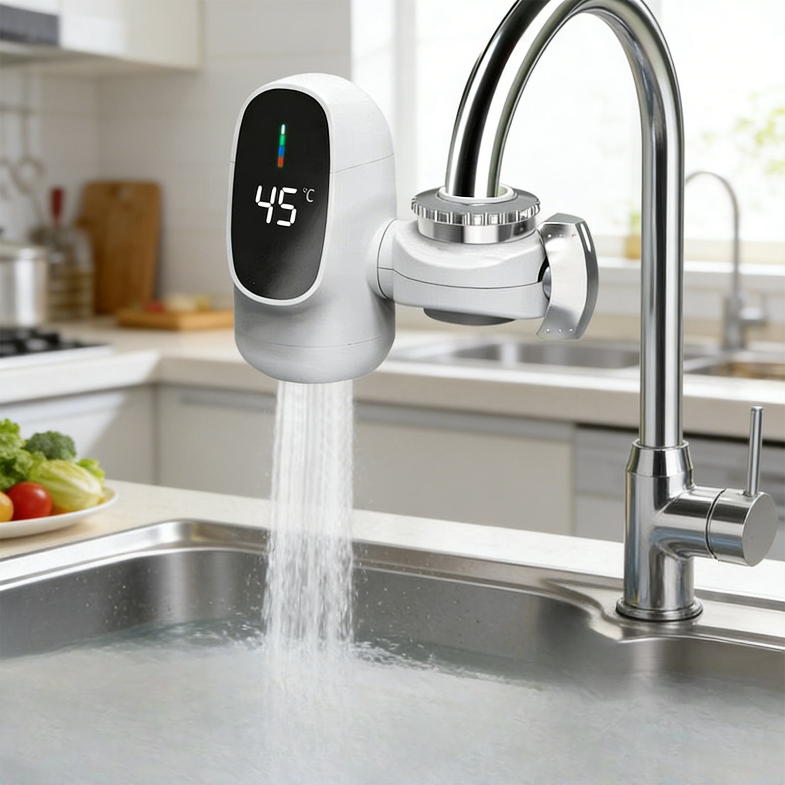 Kitchen Appliances And Utensils - 3000W Kitchen Electric Water Heater Tap