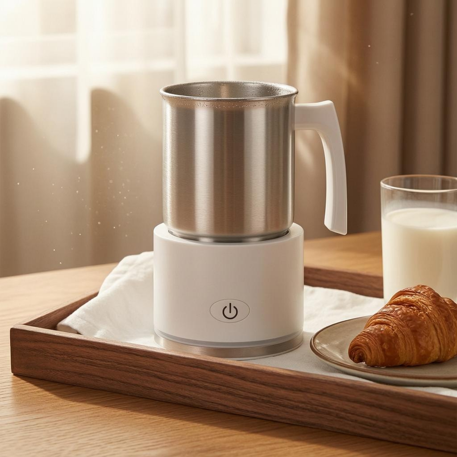 Kitchen Appliances Usa - Electric Milk Frother Stainless Steel Automatic