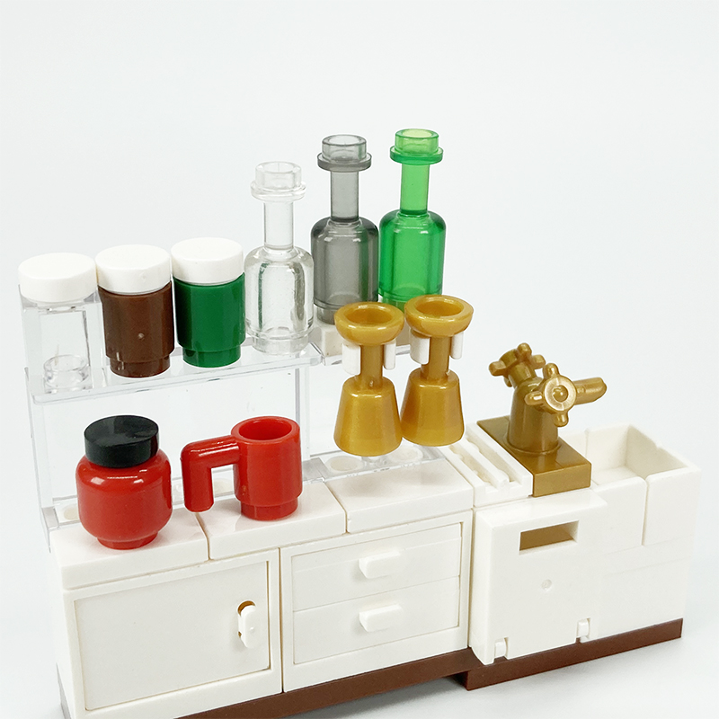 MOC block creative toys kitche - Kitchen Appliances Toys avaliação e preço