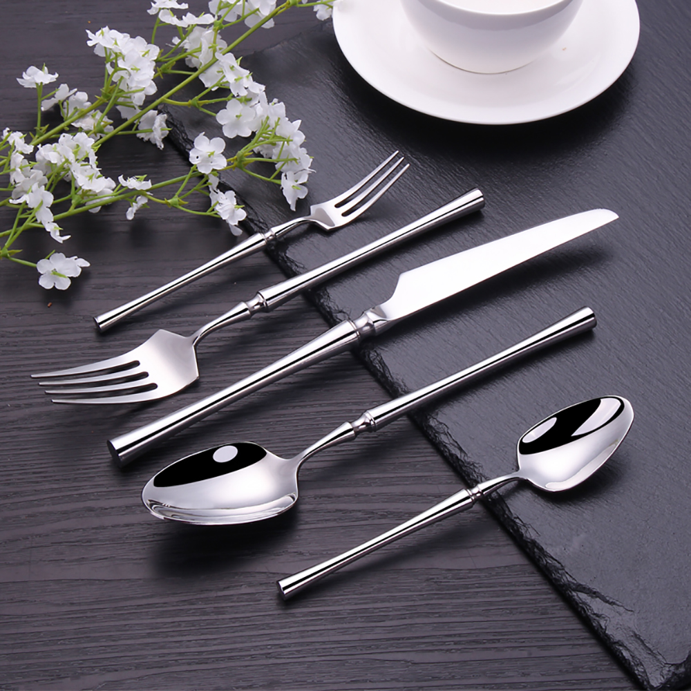 5 Pieces Knife Fork Spoon Set  - Kitchen Appliances Combo avaliação e preço