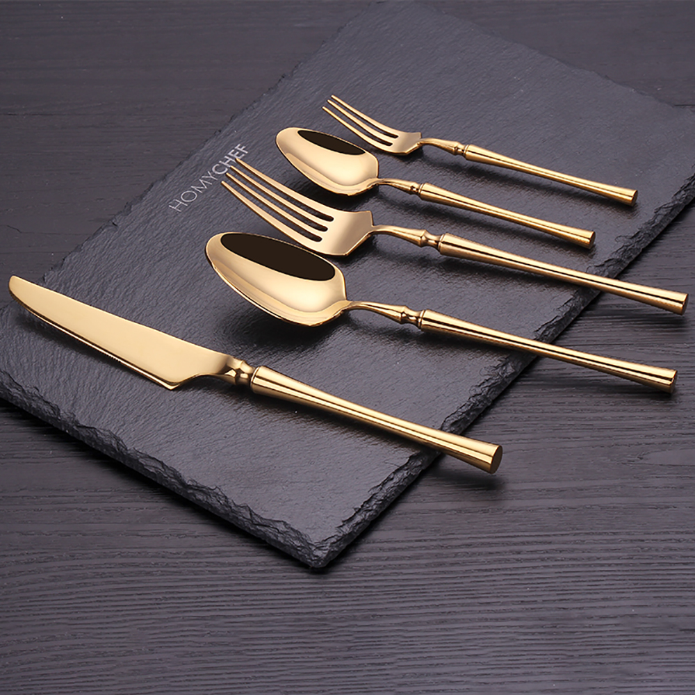 5 Pieces Knife Fork Spoon Set  - Kitchen Appliances Combo avaliação e preço