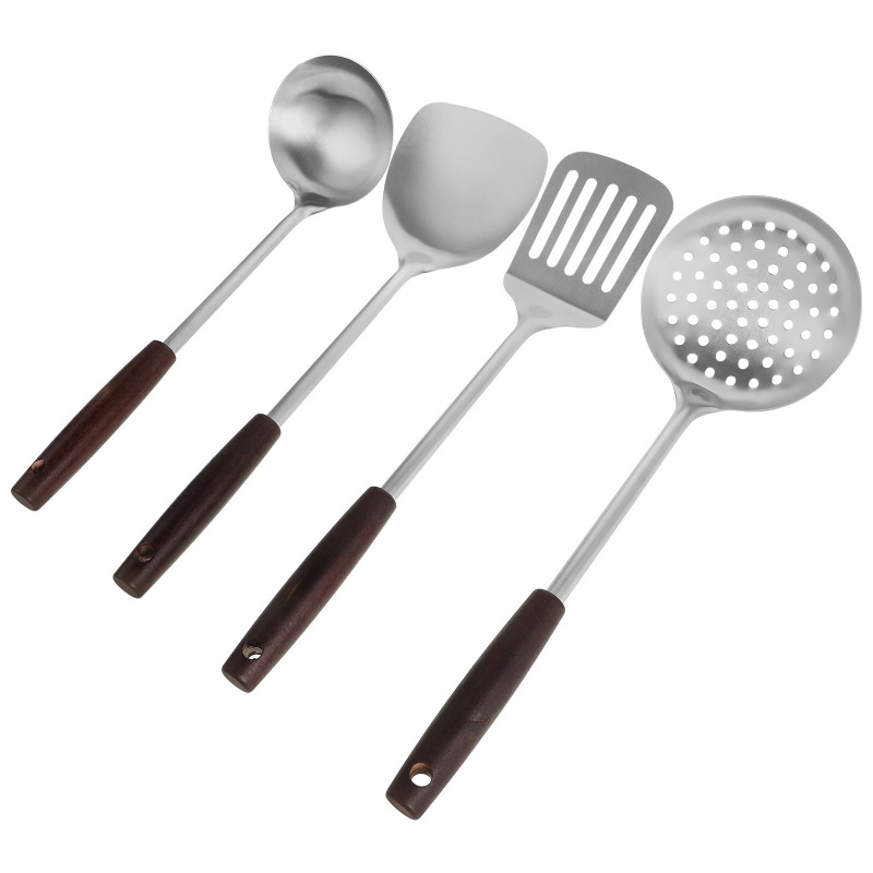 Stainless Steel Wooden Handled - Kitchen Appliances Combo avaliação e preço