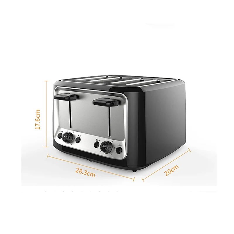 4-Piece Pop-Up Toaster Multifu - Kitchen Appliances Youtube avaliação e preço