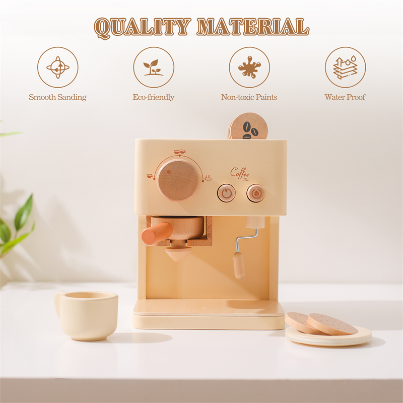 Kids Wooden Montessori Toy Set - Kitchen Appliances Toys avaliação e preço