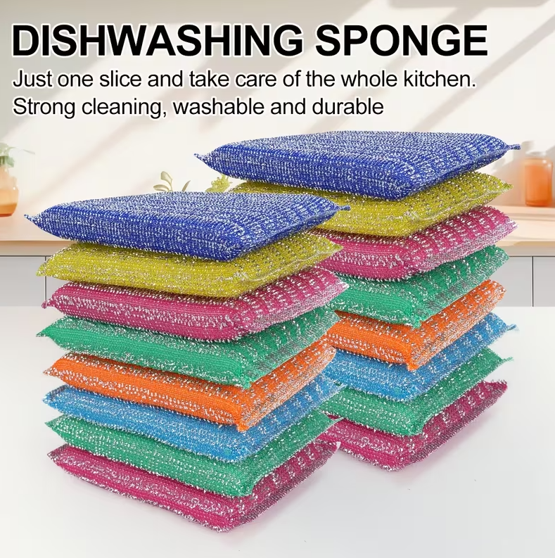 4Pcs/Set Scrub Sponge Kitchen  - Kitchen Appliances Combo avaliação e preço