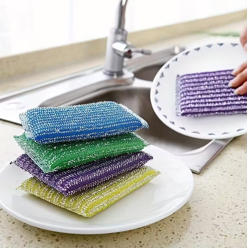 4Pcs/Set Scrub Sponge Kitchen  - Kitchen Appliances Combo avaliação e preço