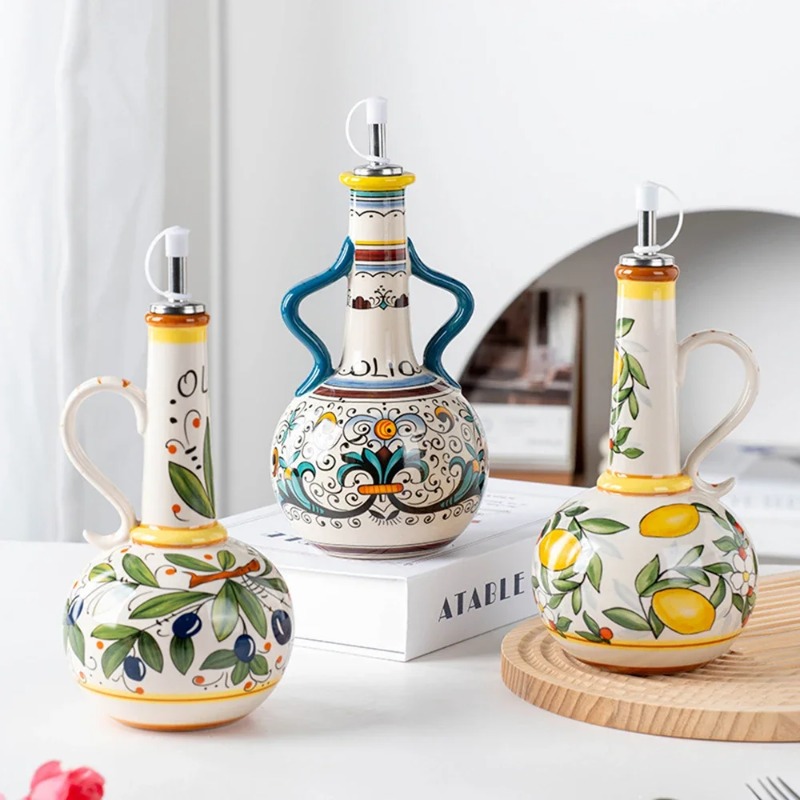 Ceramic Oil Bottle Soy Sauce B - Kitchen Appliances And Utensils avaliação e preço