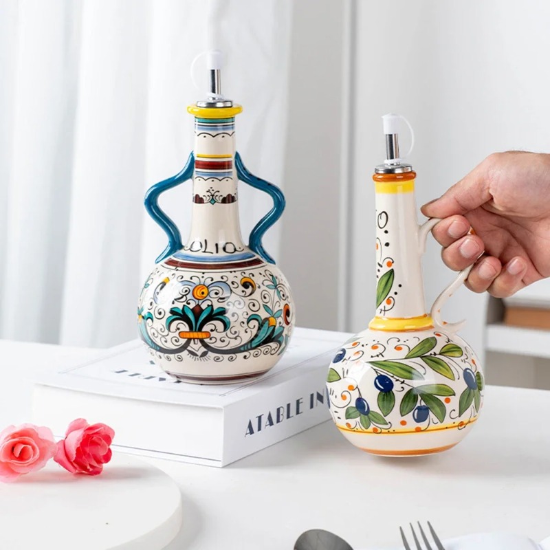 Ceramic Oil Bottle Soy Sauce B - Kitchen Appliances And Utensils avaliação e preço